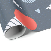 Bunte saisonale fröhliche Hochzeit Geschenkpapier (Rolleneckpunkt)