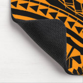 Bunte samoaische Tätowierungsmuster Mousepad (Ecke)