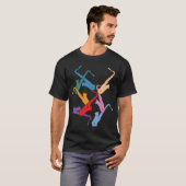 Bunte Saxophone T-Shirt (Vorne ganz)