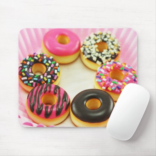 Bunte Schaumgummiringe Mousepad (Mit Mouse)