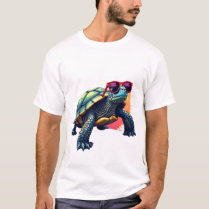 Bunte Schildkröte Turtle Outfit Männer Schildkröte T-Shirt
