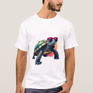 Bunte Schildkröte Turtle Outfit Männer Schildkröte T-Shirt
