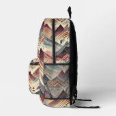 Bunte Schluchten Bedruckter Rucksack (Rechts)