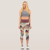 Bunte Schluchten Capri Leggings (Vorderseite)
