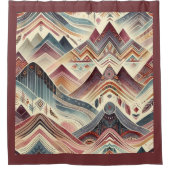 Bunte Schluchten Duschvorhang (Vorderseite)