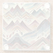 Bunte Schluchten Glasuntersetzer (Rückseite)