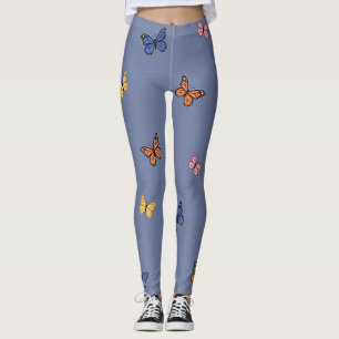 Bunte Schmetterlinge  Leggings