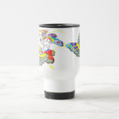 Bunte Schmetterlinge Reisebecher (Mittel)