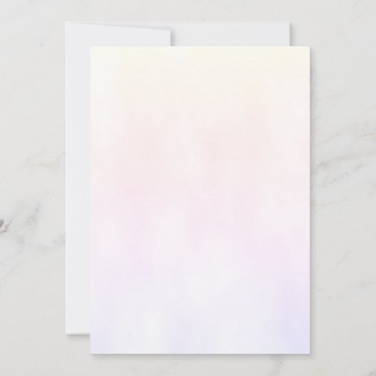 Bunte Schmetterlinge zum Geburtstag Einladung (Rückseite)