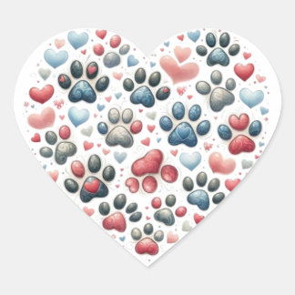 bunte Schmetterlings-Herz-Aufkleber Herz-Aufkleber