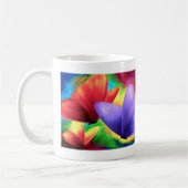 Bunte Schmetterlings-Malerei - multi Kaffeetasse (Links)