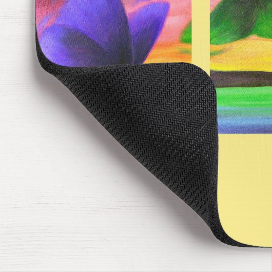 Bunte Schmetterlings-Malerei - multi Mousepad (Ecke)