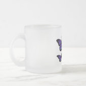 Bunte Schmetterlings-Schmetterlinge Mattglastasse (Links)