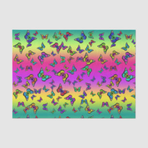 Bunte Schmetterlings-Seidenpapier Seidenpapier