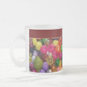 Bunte Schmuck-Perlen Mattglastasse (Links)