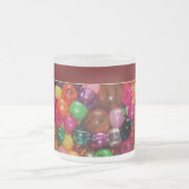 Bunte Schmuck-Perlen Mattglastasse (Mittel)