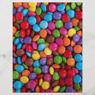 Bunte Schokoladenbonbons Flyer