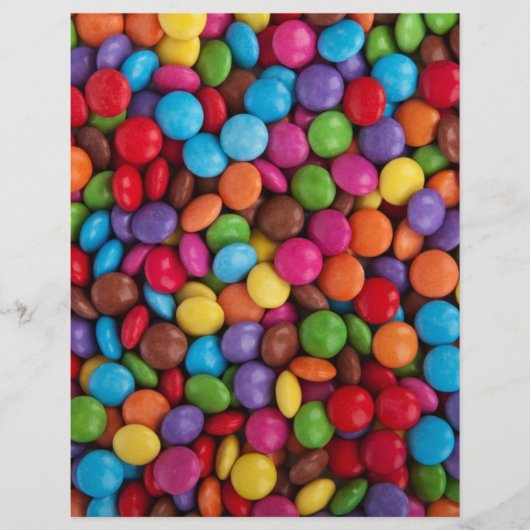 Bunte Schokoladenbonbons Flyer (Vorne)