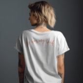 Bunte Schrift Liebe wie Jesus T-Shirt
