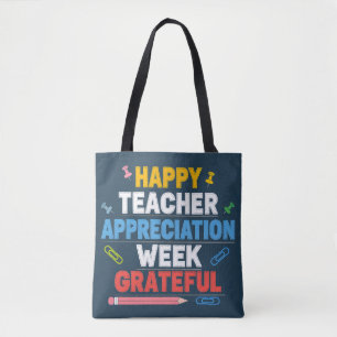 Bunte Schule Design mit Dank Tasche