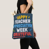 Bunte Schule Design mit Dank Tasche (Von Nahem)