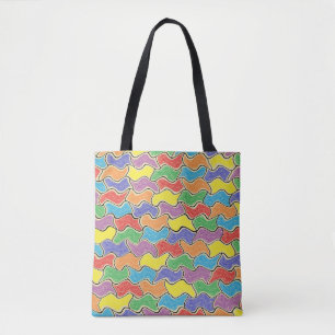 Bunte Schwankungen Tasche