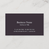 Bunte Seashells-Visitenkarte Visitenkarte (Rückseite)