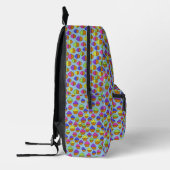 Bunte Segelboote Bedruckter Rucksack (Links)
