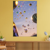 Bunte Seifenblasen Leinwanddruck (Insitu (Wohnzimmer))