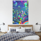 Bunte Seifenblasen Leinwanddruck (Insitu (Schlafzimmer))