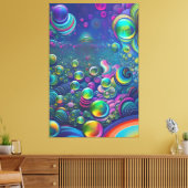 Bunte Seifenblasen Leinwanddruck (Insitu (Wohnzimmer))