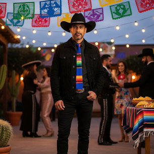 bunte Serape-Streifen Krawatte