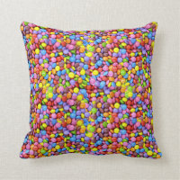 Bunte Smarties-süßes Süßigkeits-Kissen