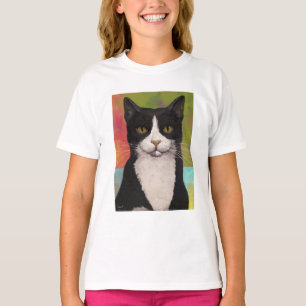 Bunte Smokings-Katze T-Shirt