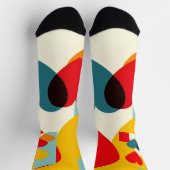 Bunte Socken Herzen Design (Oben)