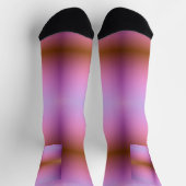 Bunte Socken mit einem Farbverlauf-Design  (Oben)