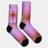 Bunte Socken mit einem Farbverlauf-Design  (Rechts)