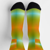 Bunte Socken mit einem Farbverlauf-Design  (Oben)