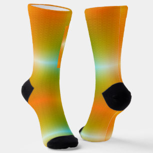 Bunte Socken mit einem Farbverlauf-Design