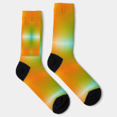 Bunte Socken mit einem Farbverlauf-Design  (Rechts)