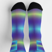 Bunte Socken mit einem Farbverlaufdesign (Oben)