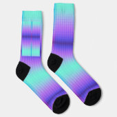 Bunte Socken mit einem Farbverlaufsmuster (Rechts)