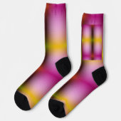 Bunte Socken mit einem lebendigen Farbverlauf-Must (Linkes Detail)