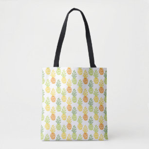 Bunte Sommer-Ananas-Frucht-Muster Tasche