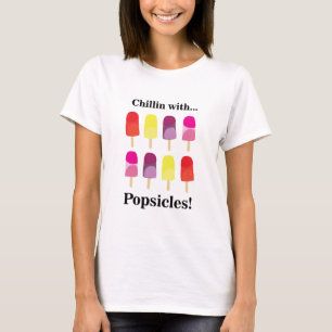 Bunte Sommer-Eiscreme am Stiel T-Shirt
