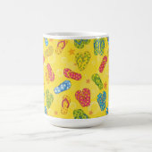 BUNTE SOMMERFLIPFLOPS KAFFEETASSE (Mittel)