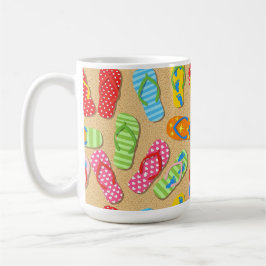BUNTE SOMMERFLIPFLOPS KAFFEETASSE