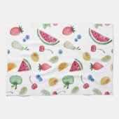 bunte Sommerfrüchte Geschirrtuch (Horizontal)