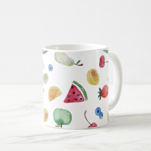 bunte Sommerfrüchte Kaffeetasse (VorderseiteRechts)