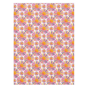 Bunte Sonne- Aquarellstil Tischdecke